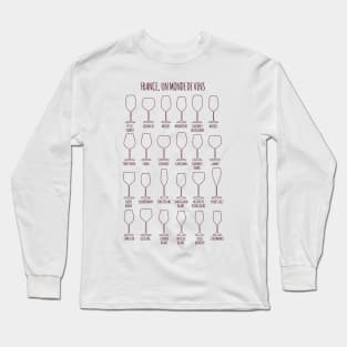 France, a World of Wines Long Sleeve T-Shirt